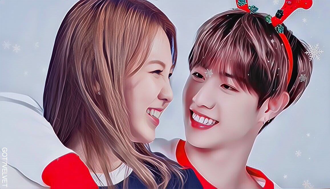 GOT7VELVET_'s tweet photo. You fill my heart 👦🏻👧🏻❤️💙 #Mark #Wendy #MarkDy #Got7 #RedVelvet #GotVelvet https://t.co/ILn68ZyC3R