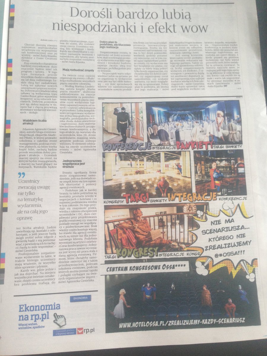 Dziś lansuję się na stronach <a href="/rzeczpospolita/">Rzeczpospolita</a>