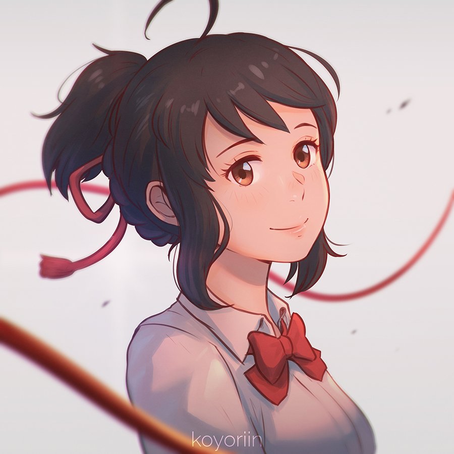 Koyorin 🍎 on Twitter: "mitsuha from #yourname! i wanted to 