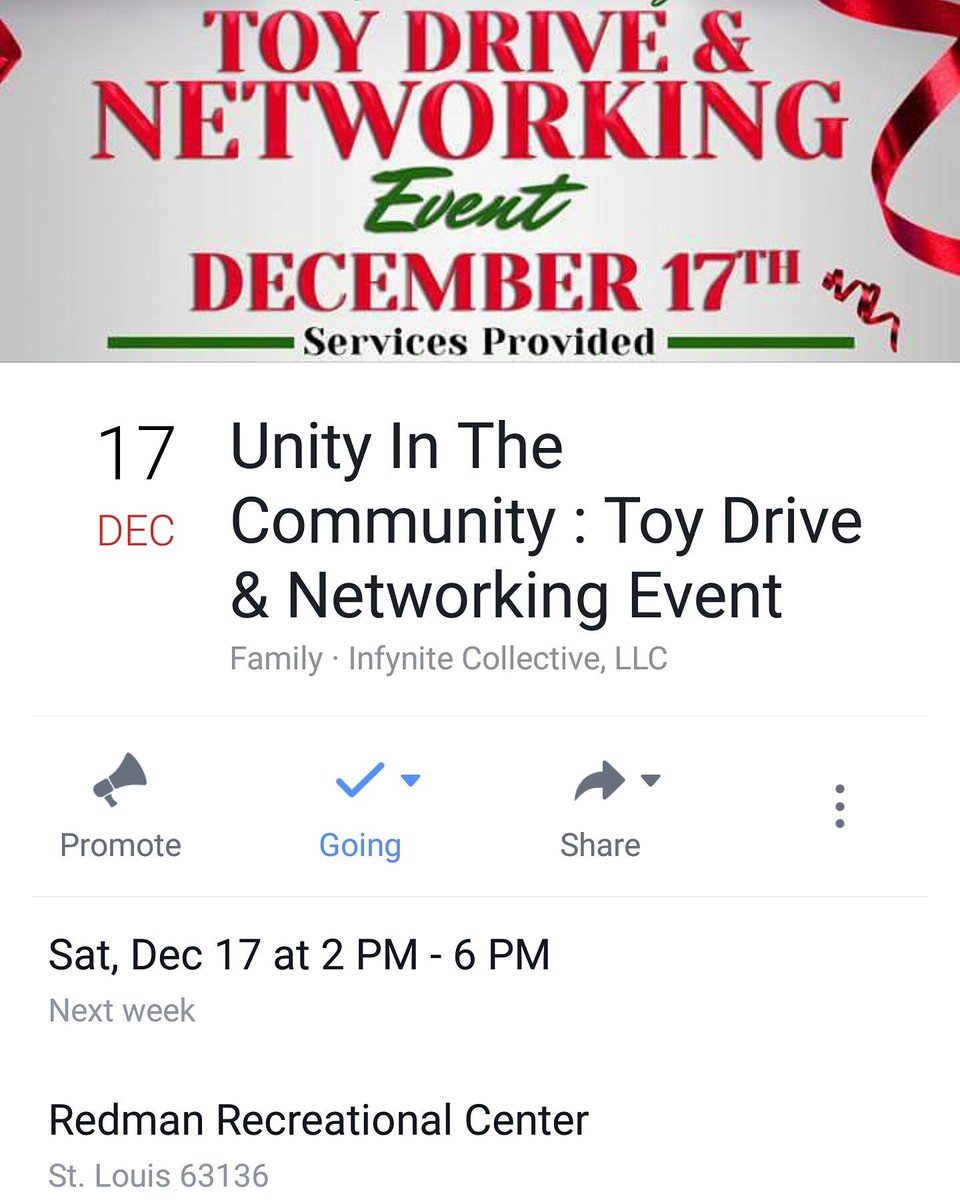 Infynite314's tweet photo. 8 days away!!! Bring out the whole family for some #FREE family fun #NetworkingEvent #UnityInTheCommunity #SurpriseGuest
#InfyniteCollective https://t.co/tKTR1uOkHA