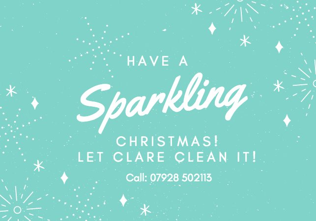 LetClareCleanIt's tweet photo. Let it shine! #Itsalmostchristmas #letclarecleanit #Christmascleanup #sparkleandshine https://t.co/Iyywc6gUrf
