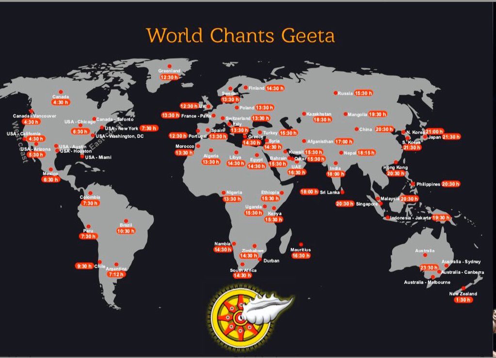 amitmalviya's tweet photo. The world will celebrate teachings of Bhagwat Geeta tomorrow. Join the global movement. #WorldChantsGeeta on 10Dec at 6pm IST. https://t.co/jIsPIWHnQl