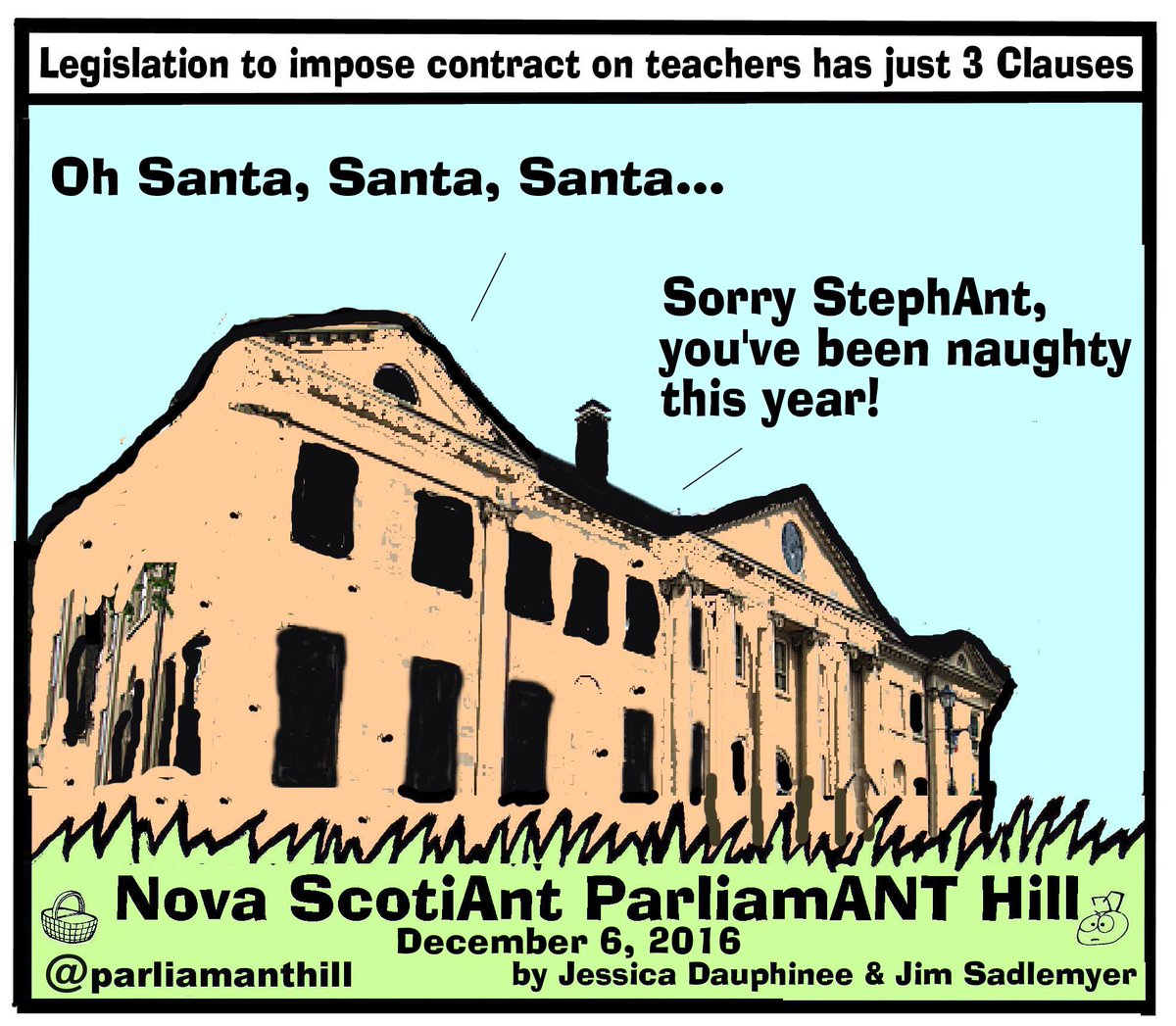 ParliamANThill's tweet photo. Legislation to impose contract on teacher has just 3 clauses #nspoli @StephenMcNeil https://t.co/omjTjY4Bu5