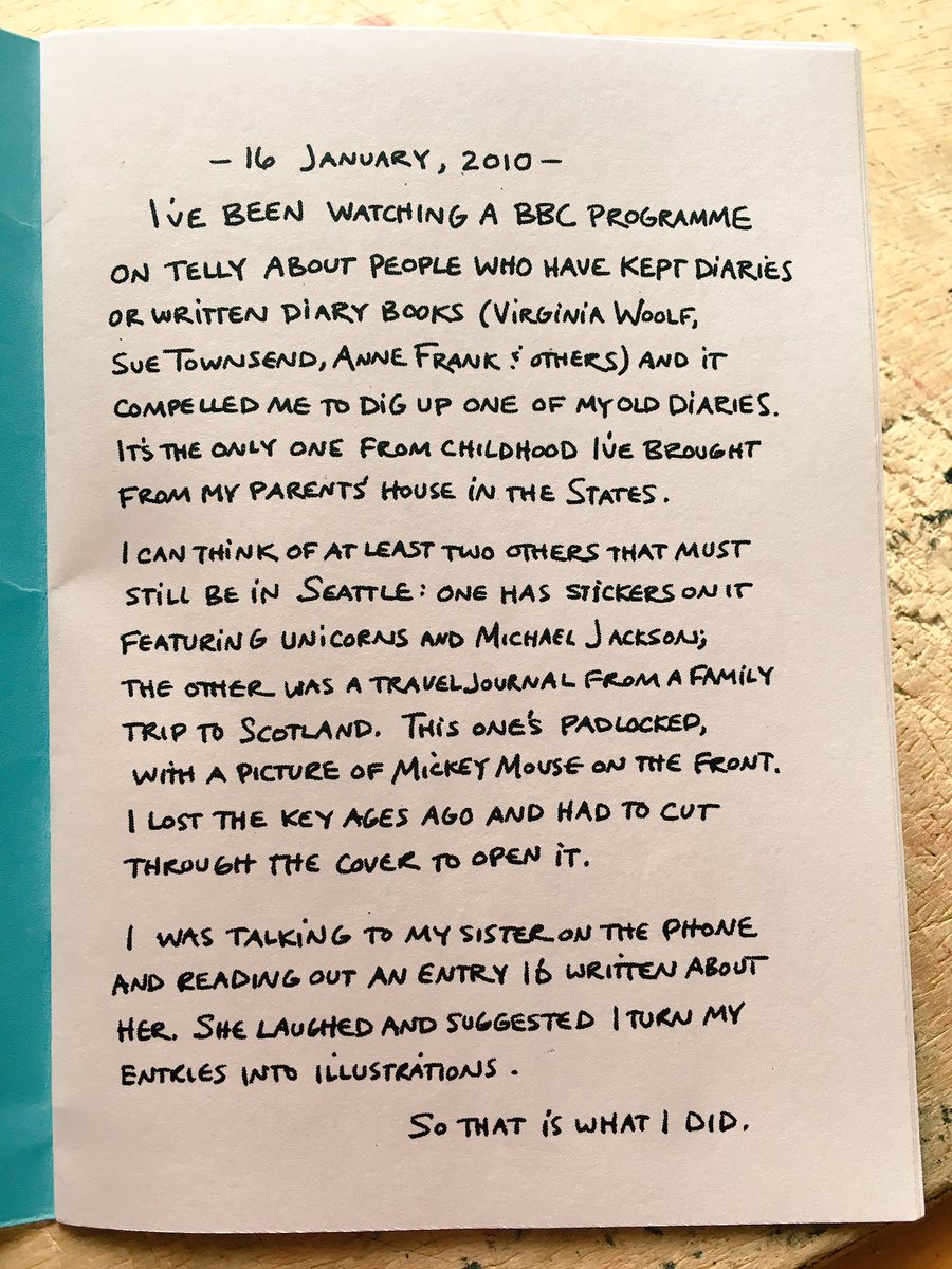 jabberworks's tweet photo. Totally with you, Jacqueline! Diaries can give great illustration fodder years down the line.😄👍 @FansofJWilson @Literacy_Trust #DiaryProject https://t.co/obnCi0L8ha