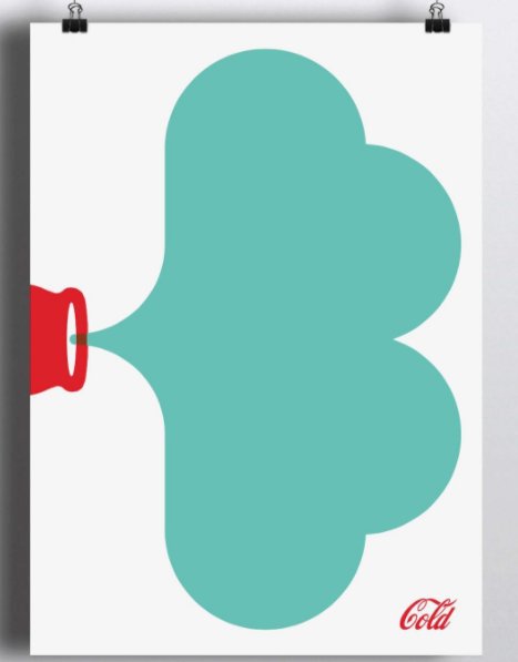 What's cooler than cool? @raind00gg's submission to Coca-Cola's Ice-Cold campaign. #cocacoladesign #icecold