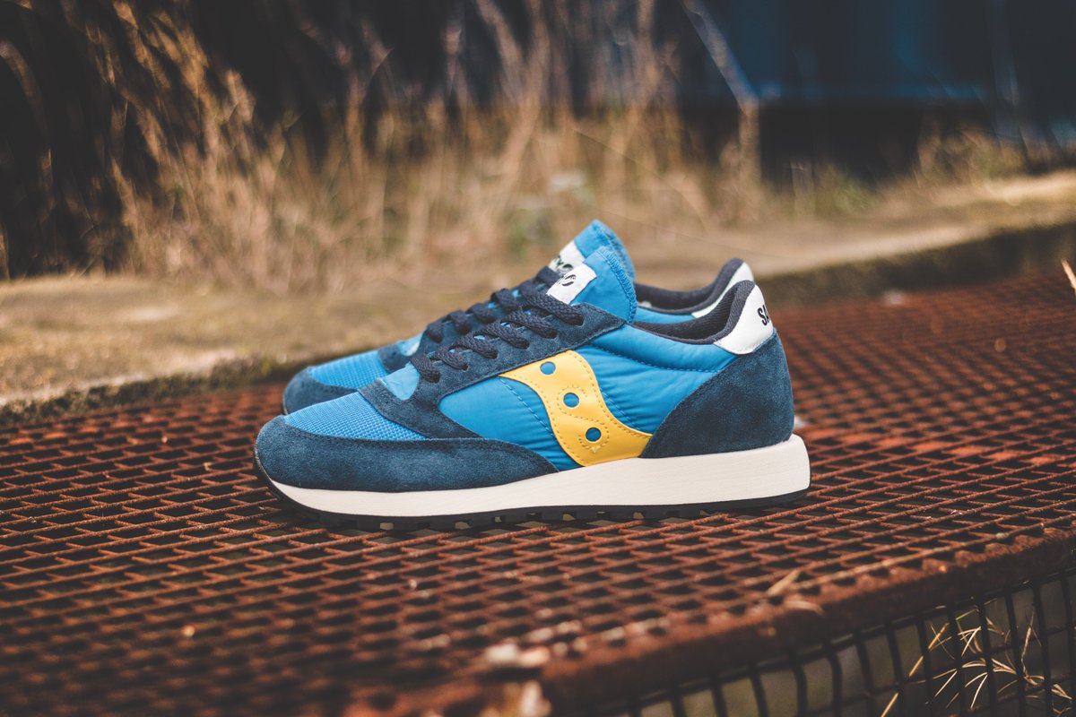 saucony jazz blue and yellow