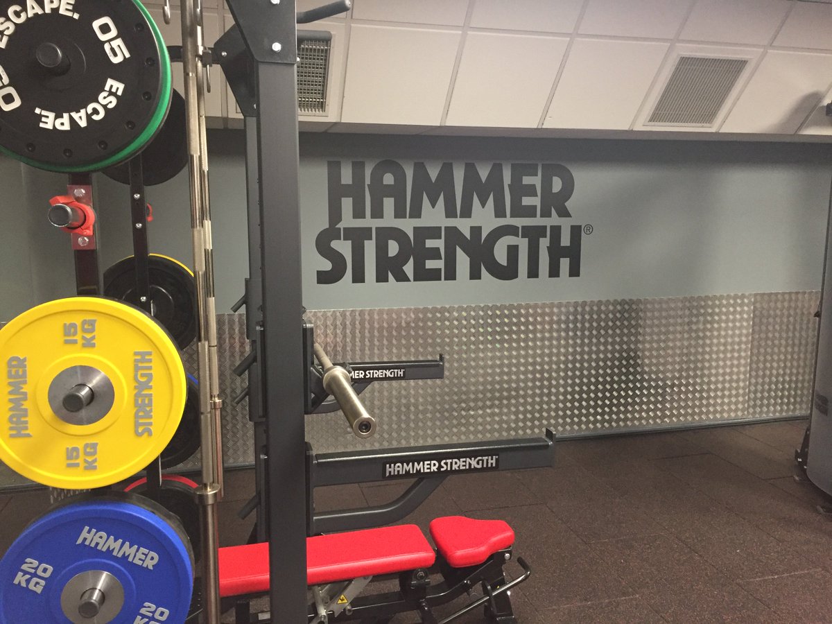 2 days until we re-open...a snapshot of our 'new' <a href="/HammerStrength/">Hammer Strength</a> zone. Great work on the logo's @lustalux_ltd   Great kit <a href="/LifeFitness/">Life Fitness</a>