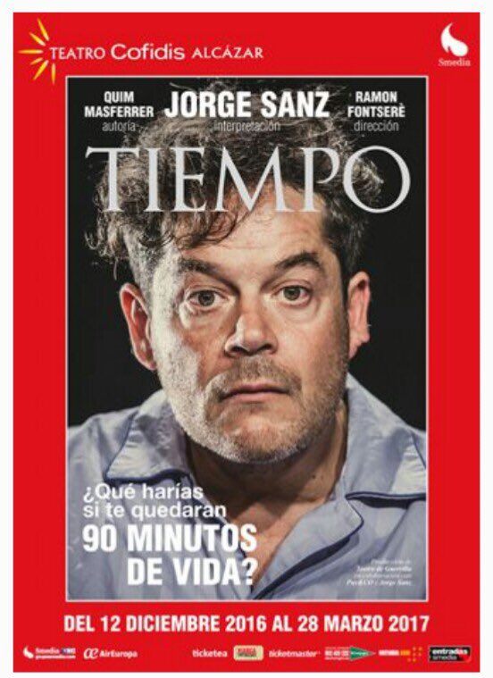 SSantiagosegura's tweet photo. Este lunes se estrena en el teatro Alcazar el amiguete Jorge Sanz! Impresionante!
https://t.co/kBE8JaqhAy https://t.co/RaK6h1xfSS
