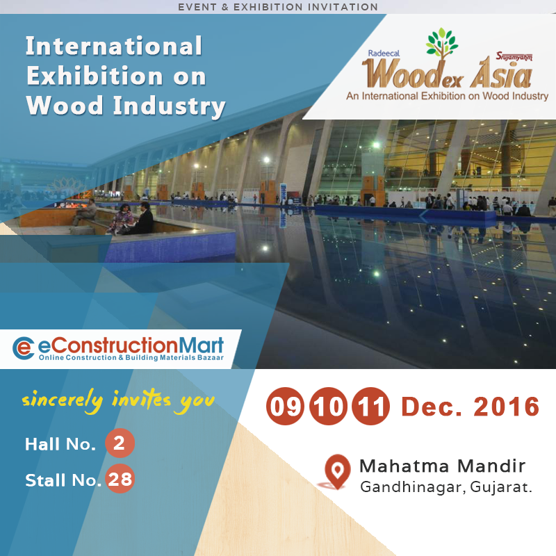 ecmartindia's tweet photo. #WoodexAsia
eConstruction Mart Cordially Invites You to visit An #InternationalExhibition on Wood Industry.
#WoodExpo #eConstructionMart https://t.co/OOd0ds6U9A