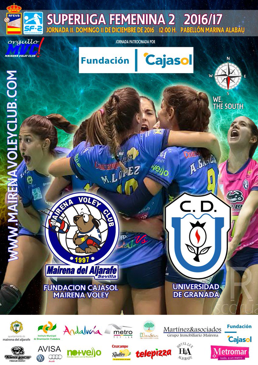 Gracias a todos, vuelve el Voley de ALTURA! @CCMetromar <a href="/_metrodesevilla/">Metro de Sevilla L1</a> <a href="/ToroLocoED/">Toro Loco</a> <a href="/Grupo_Avisa/">Grupo Avisa</a> <a href="/BienStarFisiote/">BienStar Fisio&Salud</a> @mairenAljarafe <a href="/RFEVB/">RFEVB</a>