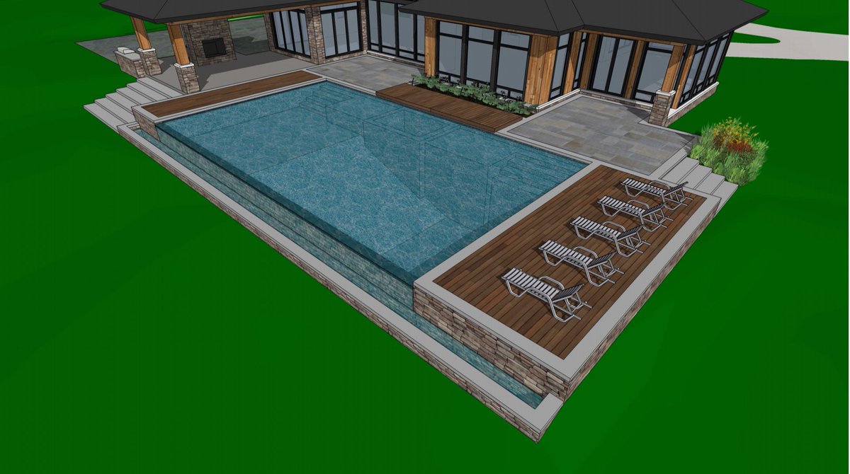 24 degree today's temp..... Little cold won't stop us! #pools #oaklandtownship #rochester