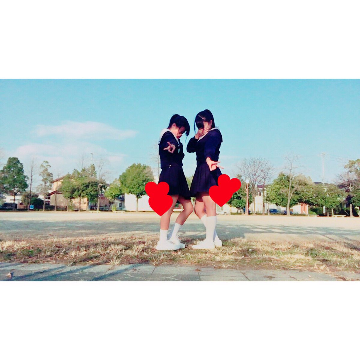 tiiiiimen's tweet photo. 勉強でなかなか遊べないから近所の公園で少しだけ遊んだ!!しかもこはるの家の前ってゆーね(笑)これ遊んだってゆーかな？けど久しぶりに遊べて嬉しかった😍 https://t.co/laN6aQtKs8