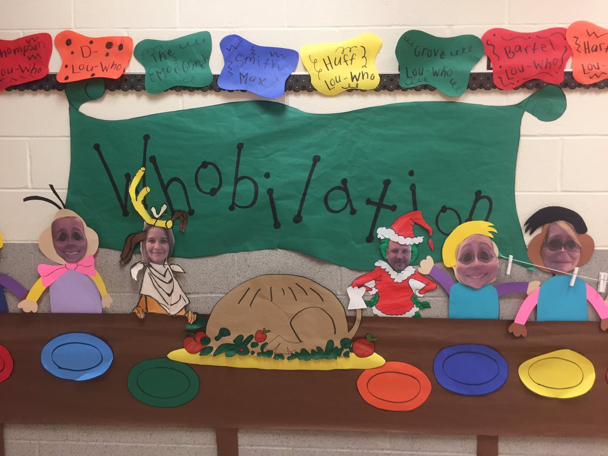 PWMrsD's tweet photo. Parkway Door Decorating Contest! Part 1 #acspresents #whoville  @PWMrsHeutsche @PWMrsG @GroveMrs @AllianceCSD https://t.co/Jz7A8qypO5