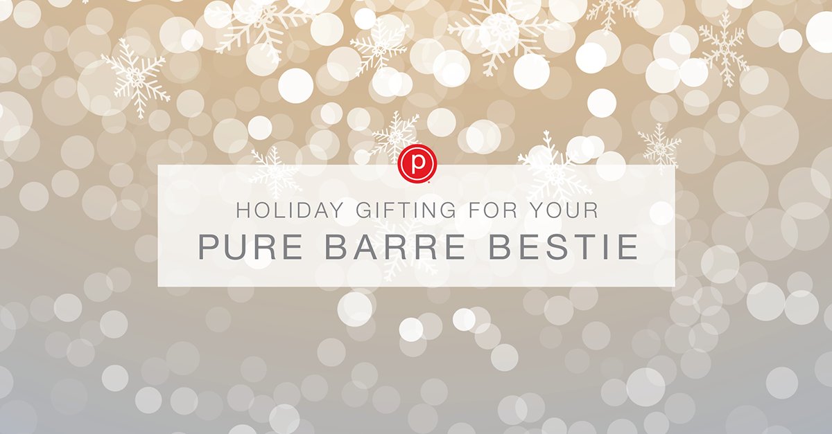 Pure_Barre's tweet photo. Share your love of Pure Barre. Snag a great deal on holiday gifts for your Pure Barre bestie (and maybe something for you, too) 🎁 #purecheer https://t.co/3jjJT6gYhi