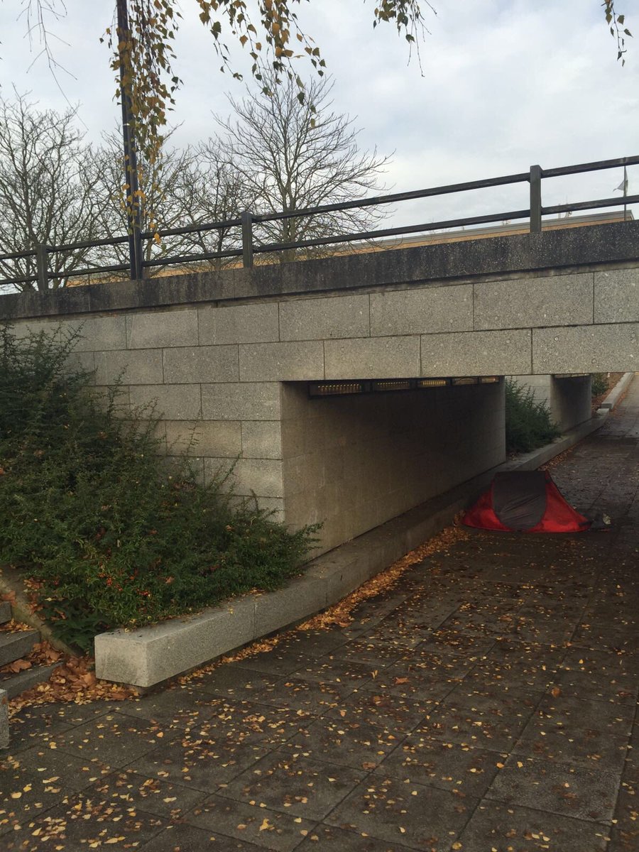 jennifer_kralj's tweet photo. The harsh reality of homelessness in #miltonkeynes photo taken today in the city centre, we must do better. https://t.co/is8yYJmu7J