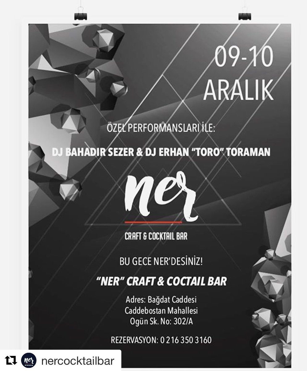 MetrePizza's tweet photo. Bu akşam Ner'desiniz! 
#Repost @nercocktailbar with @repostapp #nercocktailbar #metrepizza https://t.co/T6EQMyAKg7