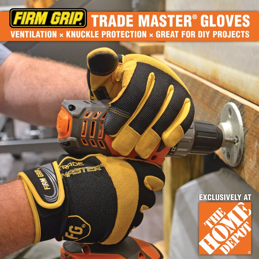 BigTimeProducts's tweet photo. Try our #TradeMaster gloves!  Great for work or any #DIY project! @HomeDepot https://t.co/36AdAtpVUH