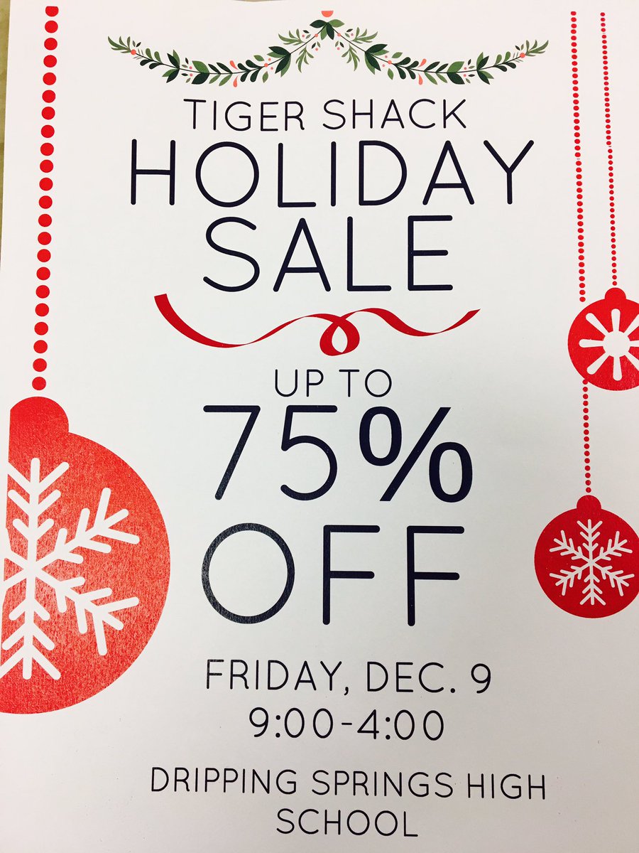 tigershack's tweet image. TIGER SHACK HOLIDAY SALE! Up to 75% OFF all day!