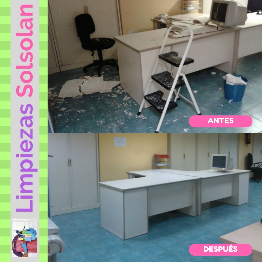 Solsolan10's tweet photo. #Limpieza #oficinas y #despachos https://t.co/xSU6vd4tm8