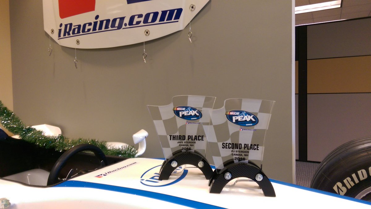 Shipping out our 2nd and 3rd place <a href="/NASCAR/">NASCAR</a> <a href="/peakauto/">#PEAKSquad Leader</a> trophies to the Stergios brothers today! <a href="/pjs_57/">PJ Stergios</a> @JakeStergios <a href="/ineXRacing/">ineX Racing</a>