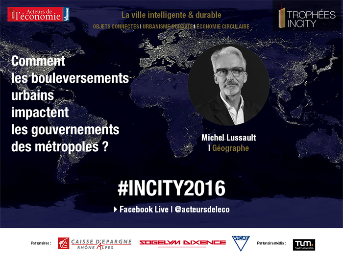 Replay vidéo | Master Class #Incity2016 avec Michel Lussault ow.ly/lTka306WiAG