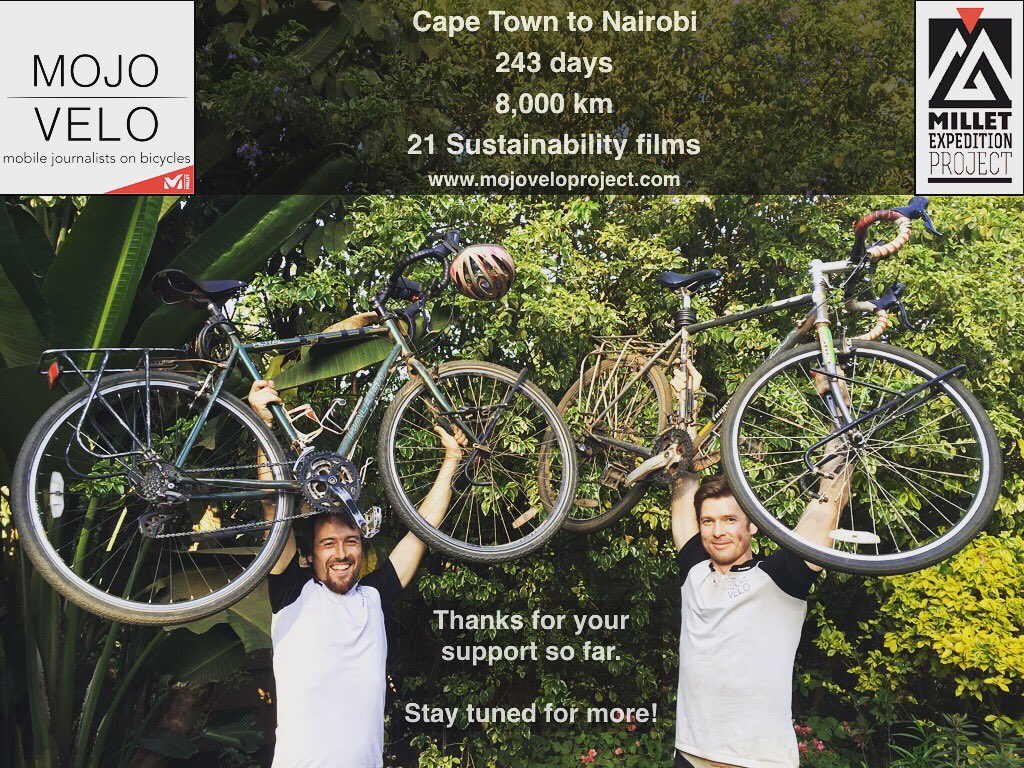 MoJo Velo (@mojoveloproject) on Twitter photo We made it! Thank you for your support & stay tuned for more inspiring films to come. <a href="/GreenAfricaDir/">GreenAfricaDirectory 🌍</a> <a href="/unep/">UN Environment Programme</a> <a href="/UNEPfr/">ONU Environnement</a> <a href="/StevenBland21/">Steven Bland</a> #mojo We made it! Thank you for your support & stay tuned for more inspiring films to come. <a href="/GreenAfricaDir/">GreenAfricaDirectory 🌍</a> <a href="/unep/">UN Environment Programme</a> <a href="/UNEPfr/">ONU Environnement</a> <a href="/StevenBland21/">Steven Bland</a> #mojo