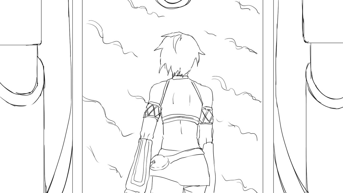 レイスとフォッグを描けたうれしみ 