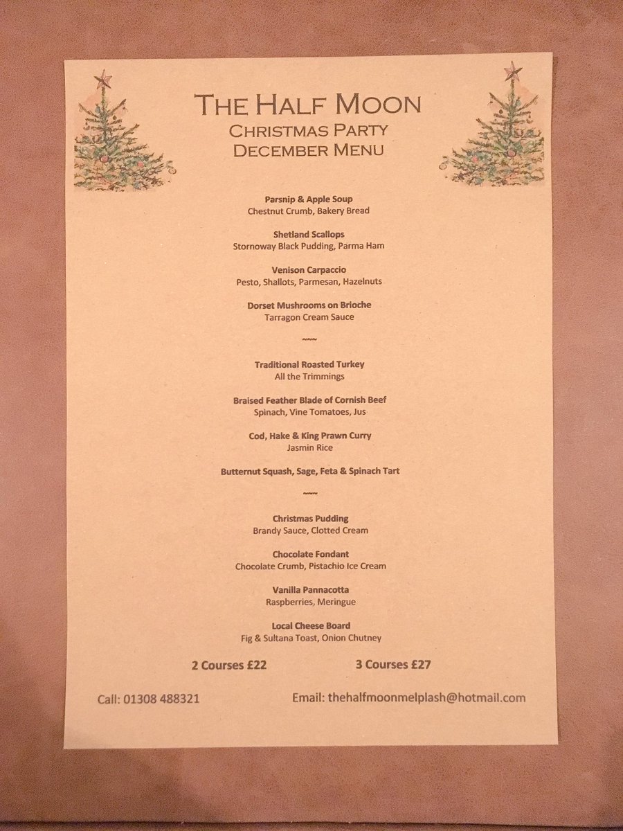 pubhalfmoon's tweet photo. 🎄It's not too late to book your Christmas party. #cosycountrypub  @thisisdorset @DorsetFoodDrink @palmersbrewery https://t.co/fAdyPoEpFh