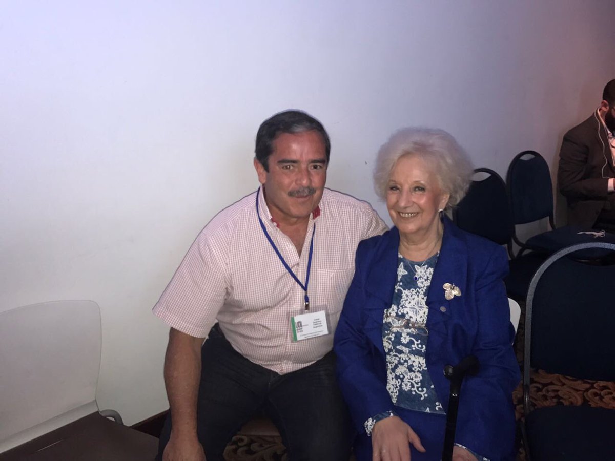 Estela de Carlotto nos acompañó en esta Conferencia, sus palabras emocionaron y motivaron a seguir en esta lucha.
