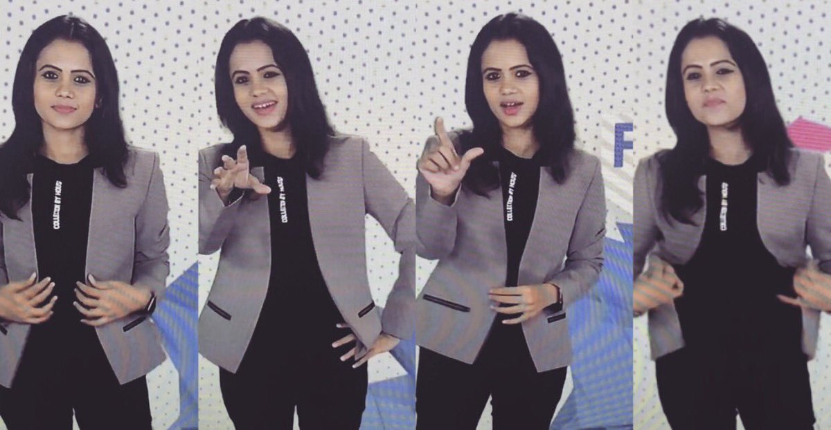 iamManimegalai's tweet image. Stone Coloured Women Blazer From Globus for sun music Live 🙌