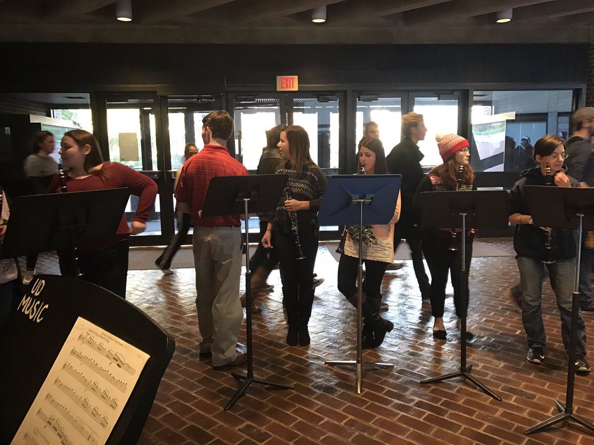 Enjoying the @udcas_  @MusicatUD Holiday Party!