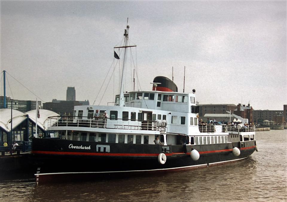 Ferry_Trust's tweet photo. Lovely shot of Overchurch by #MFPT supporter Martin Morrow. Judging by the fenders she was on tendering duty at the time #SaveTheDaff https://t.co/WnRpN3p12q