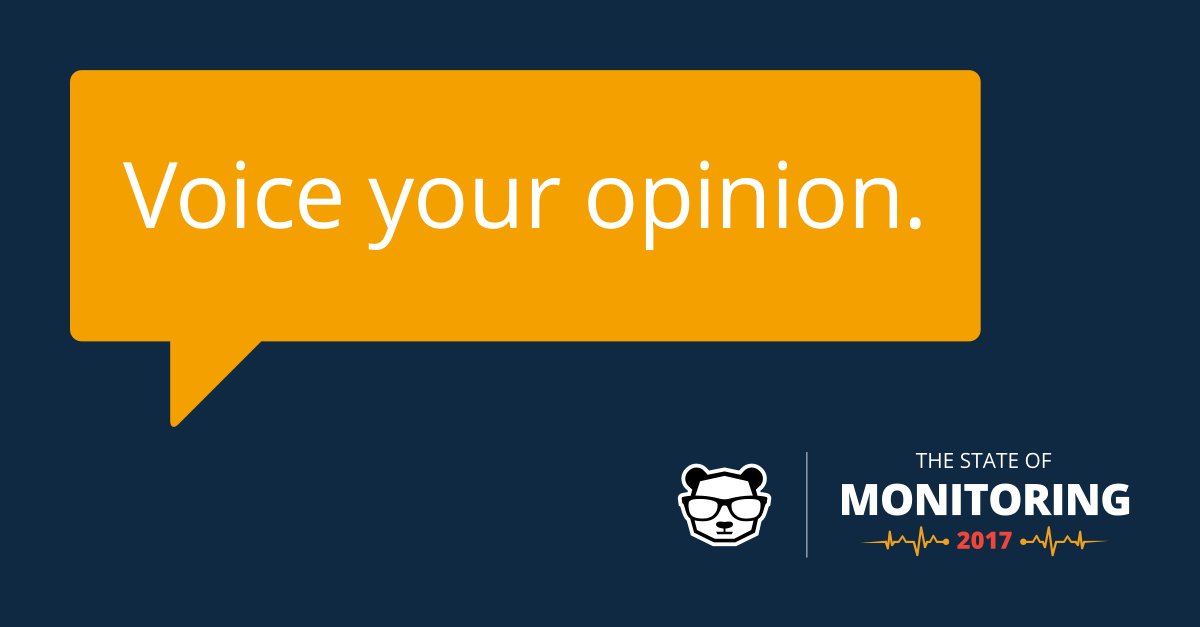 bigpanda's tweet photo. Calling #IT pros: #StateOfMonitoring 2017 is live! Complete the 5-10 min survey for a chance to win $1000 https://t.co/kze8FUqObt https://t.co/4gV7KjXeNV