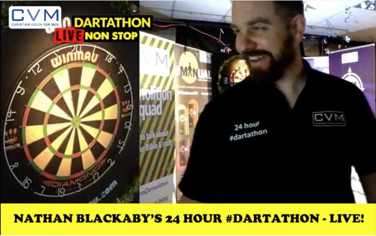 CVMen's tweet photo. We're trying to raise £1000 by playing darts for 24hrs - 21hrs to go &amp; £661 raised so far - donate at https://t.co/bguh8Lu32e #dartathon https://t.co/MTdqcoyHU1