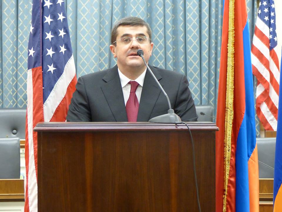 armembusa's tweet photo. On Dec 6 @ArmenianCaucus hosted a celebration of #Artsakh's #Independence25, w/ remarks made by Caucus members & Artsakh PM Ara Harutyunyan https://t.co/ut0ToxZVdv