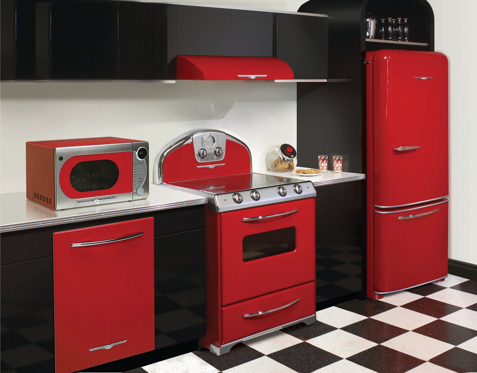 Sozio Appliances on X: Would you love a red retro kitchen?   / X