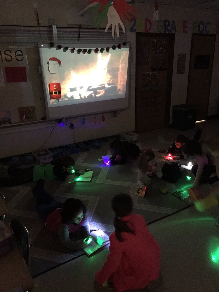 Comstocksclass's tweet photo. First flashlight Friday by the fire was a success! https://t.co/CbVqJPPNRe