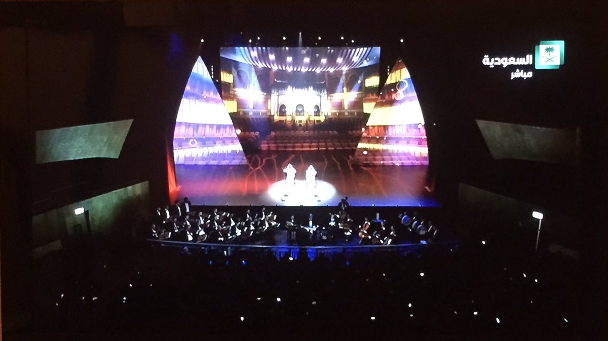 ليلة استثنائية راقية تليق بالملك سلمان..
شكرًا #الكويت 

 #دار_الأوبرا_الكويتية