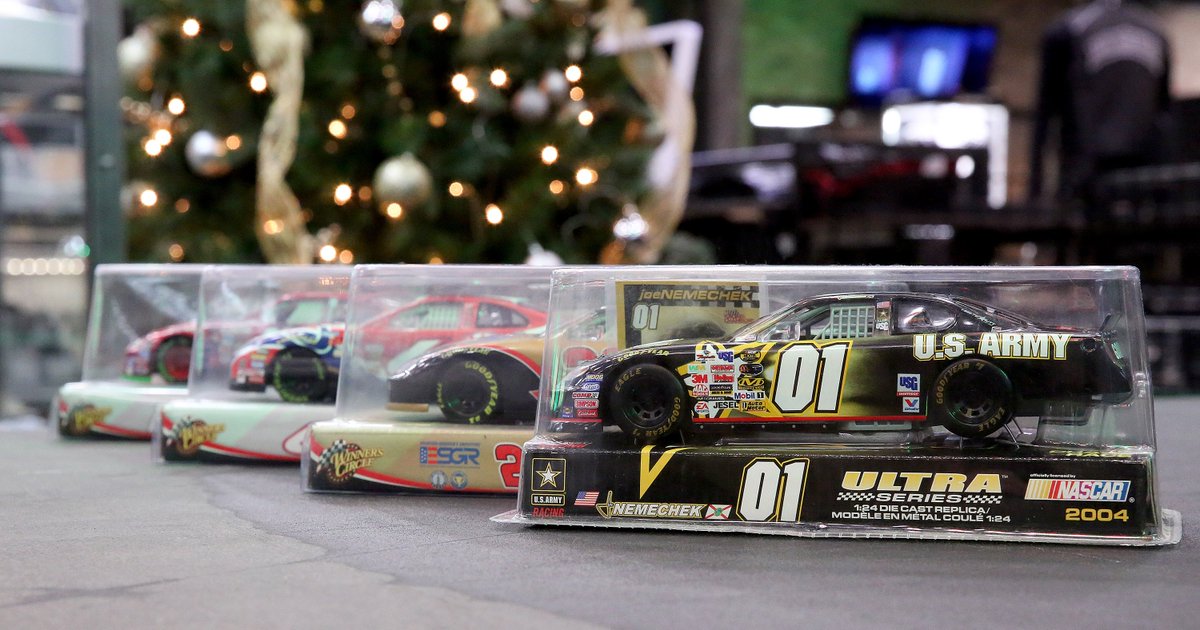 For the man cave or the #race car fan in your life, these #NASCAR diecast #cars are available at the Badlands!