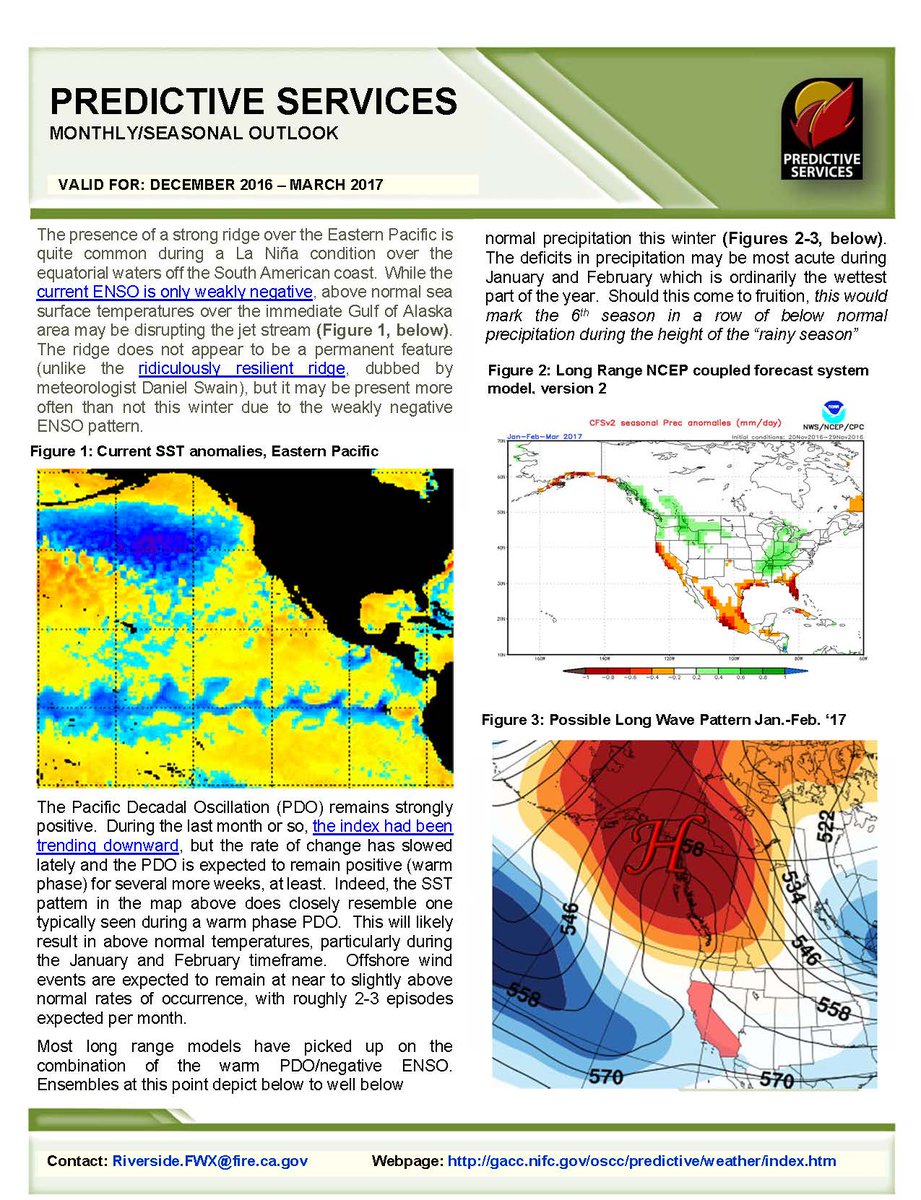 JhawkFire's tweet image. @firewxmusic #SouthernCalif #SouthOps #PredictiveServices #FireWeather &amp;amp; #FireFuels Outlook Dec2016-Mar2017 CheckItOut.