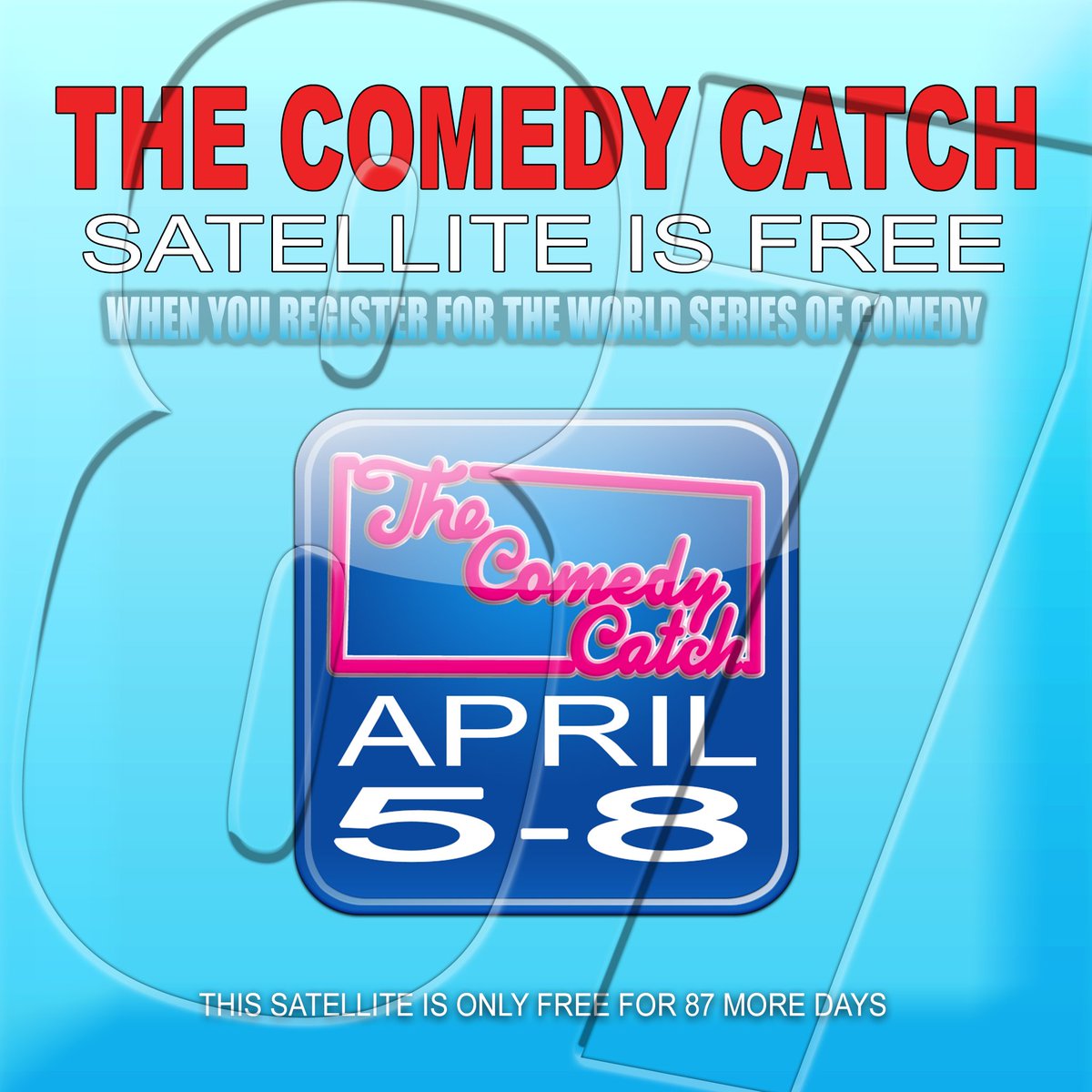 WSOCFestival's tweet photo. Only 87 days left to register for The Comedy Catch Satellite for FREE! #WSOC #TheComedyCatch #Chattanooga https://t.co/dOPuga089B https://t.co/v1G0PgF0tG