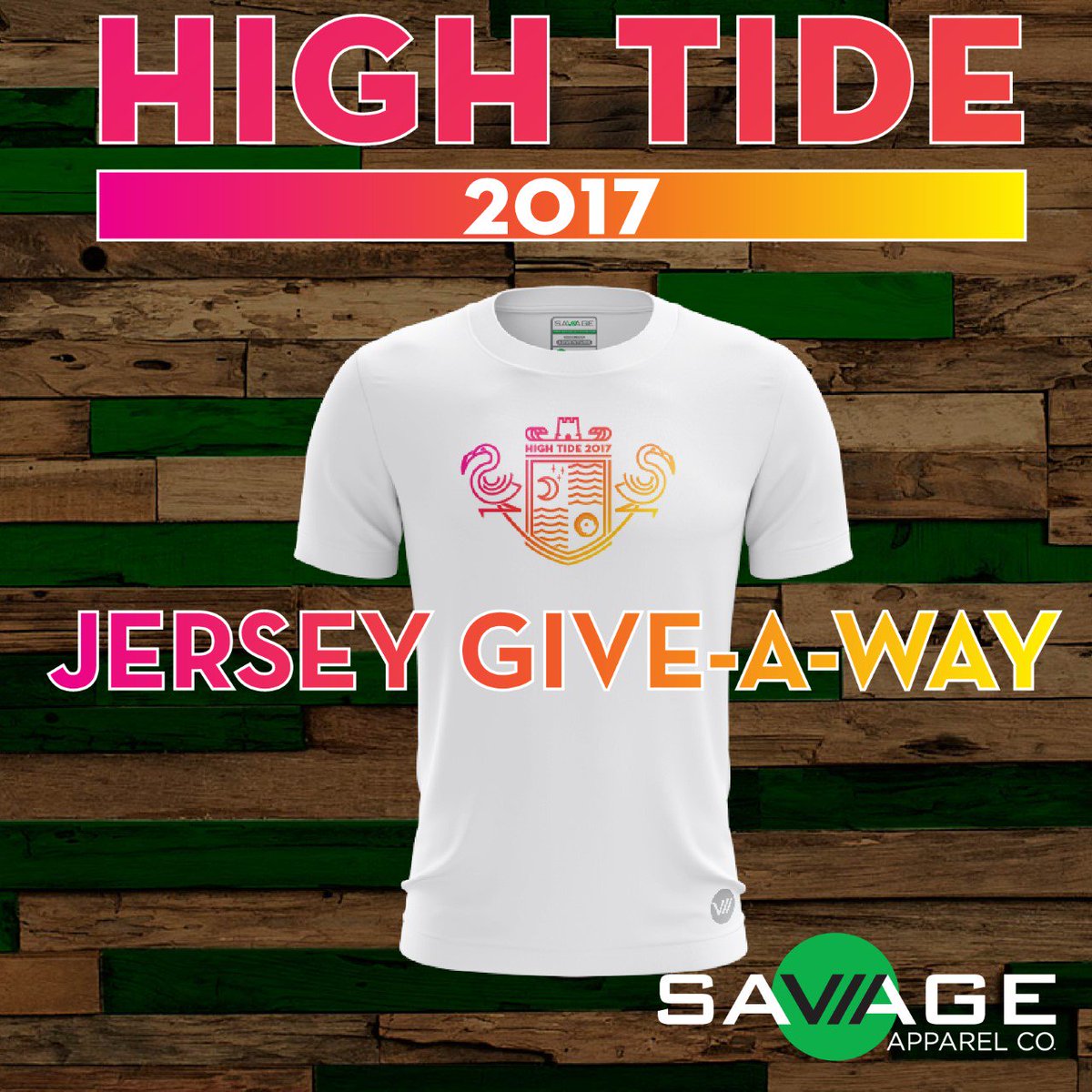 HTideUltimate's tweet photo. Win a HT '17 official Jersey by @SAVAGEultimate! LIKE &amp; RETWEET for more chances to win by Mon, 12/12!  #College #Ultimate #SpringBreak https://t.co/PEOh7EAkhv