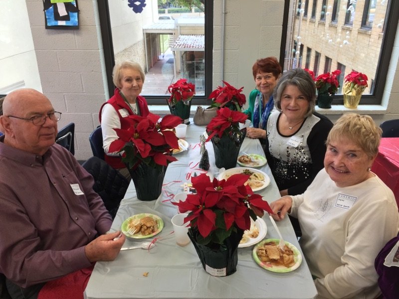 DallasRSVP's tweet photo. Some of our volunteers enjoying @lakehillprep volunteer appreciation luncheon #HappyHolidays 

@TX_CNCS @SeniorCorps @TheSeniorSource https://t.co/SaqW0gBbd0
