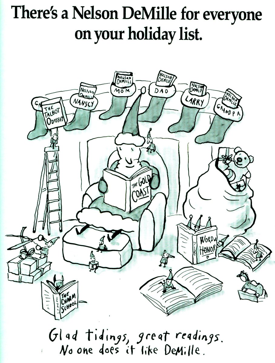 DeMille novels make the best Stocking Stuffers! RT to win your choice of 3 paperbacks! Ends 12/11 at 8PM EST. nelsondemille.net/books