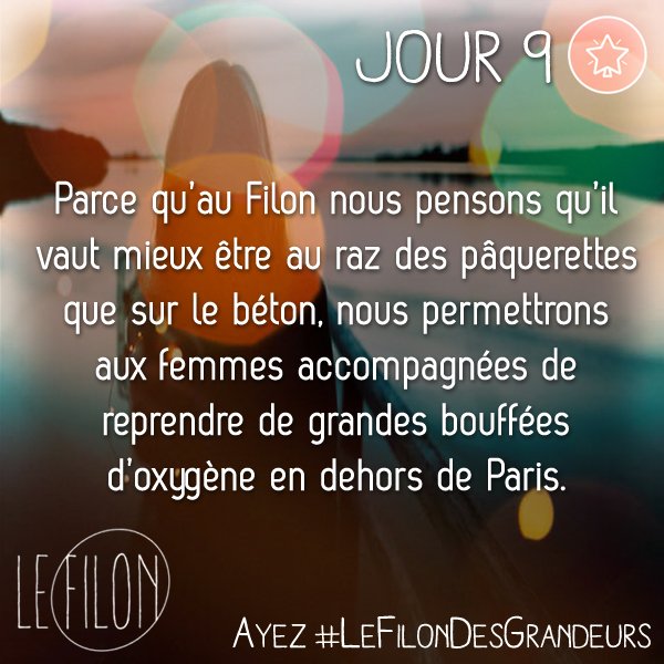 lefilon_org's tweet photo. JOUR 9
Et si aujourd'hui vous permettiez à une femme de la rue de s'évader?
ayez #LeFilonDesGrandeurs
https://t.co/b7wqLesgQC https://t.co/u8FsWXfTUS