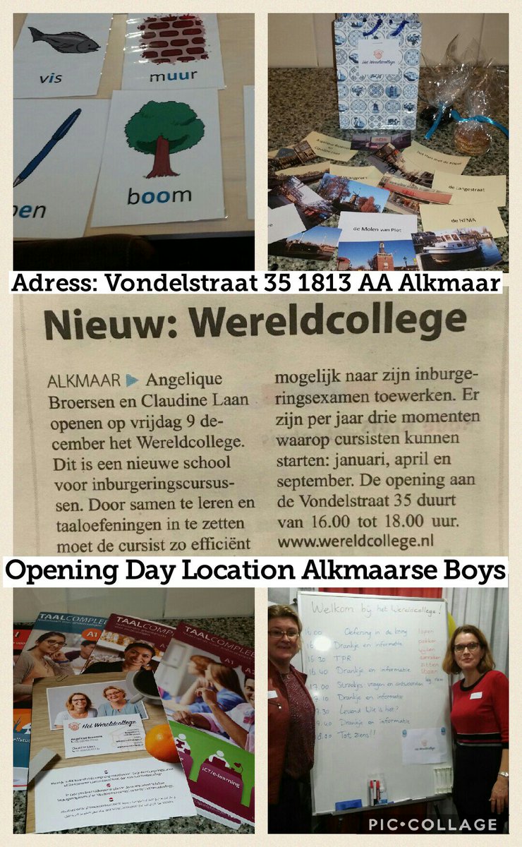 Opening Day van <a href="/Wereldcollege/">Het Wereldcollege</a>. Op naar januari 2017 om daadwerkelijk te starten met de eerste cursisten