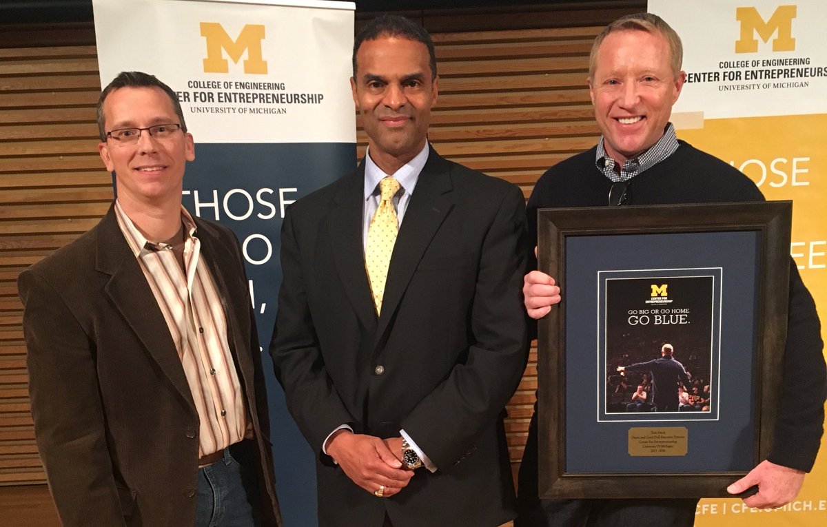 Final thoughts from the Dixon and Carol Doll Executive Director? "You will find success in your own way." -Tom Frank #EHour
