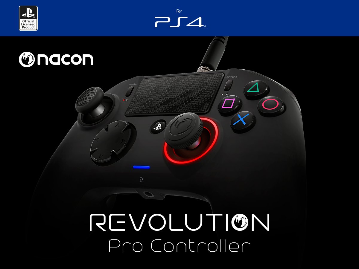 TeamHeretics's tweet photo. Haz #RT, sigue a @TeamHeretics y @NacongamingES para entrar en el sorteo del nuevo #NaconRevolution Pro Controller para PS4. https://t.co/mIgPtkzCrx