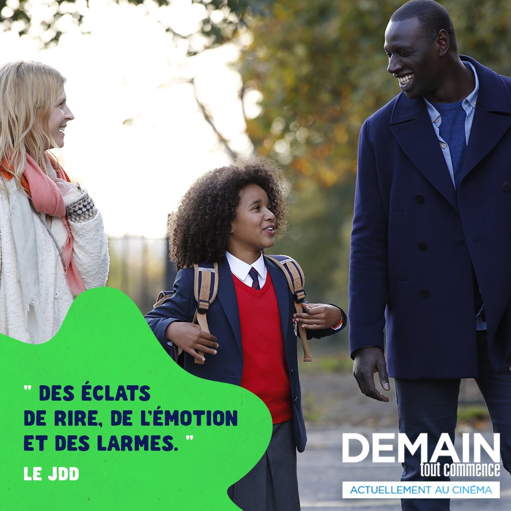 OmarSy's tweet image. DEMAIN TOUT COMMENCE est sorti !!! Impatient de lire vos commentaires sur le FILM 🙏🏿 #DemainToutCommence