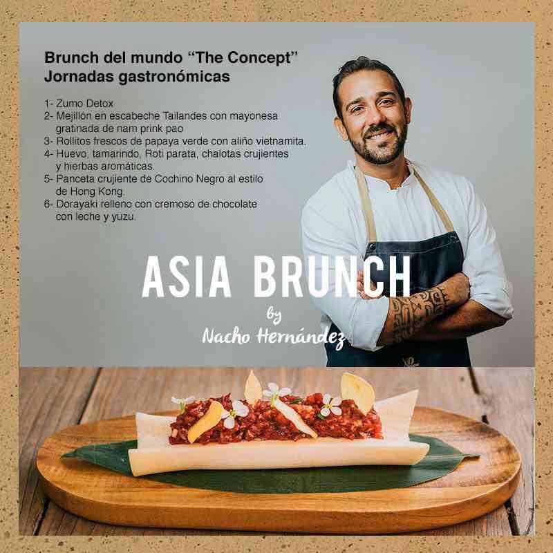SaboreandoCan's tweet photo. The Concept Boutique &amp; Coffee organiza "Brunch del mundo" con los chefs Nacho Hernandez Almira y Rubén Pérez y un recorrido por #Asia https://t.co/PuDuu8cewD